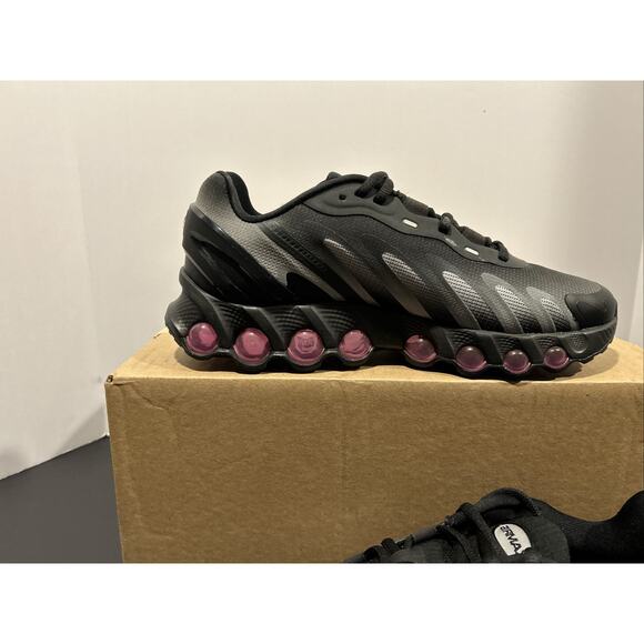 Size 8M/9.5W Nike Air Max DN8 Black DK Smoke Grey Pink Blast IH4119 004 NEW OG B main image 13
